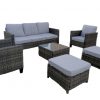 98027 zimtown 7pcs outdoor patio garden wicker furniture rattan sofa set