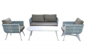 Rope weave outdoor sectional