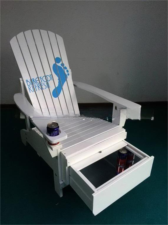 white Adirondack chair