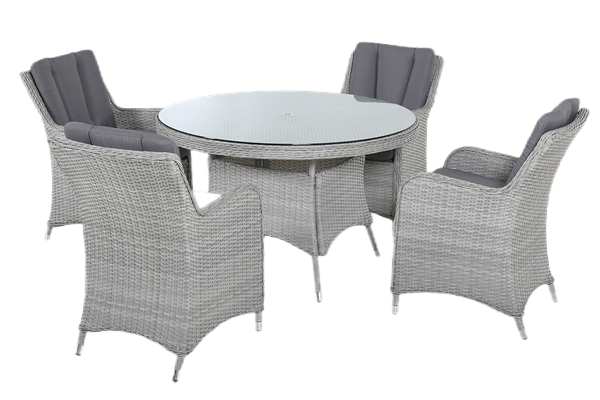 wicker dining set