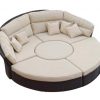 Outdoor wicker patio daybed