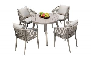 rope effect garden dining set