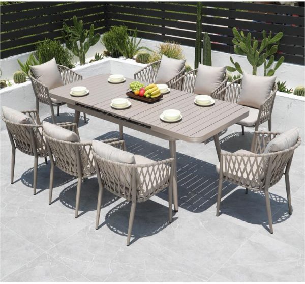 rope effect garden dining set-6