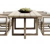 7 piece teak outdoor dining set