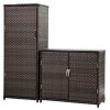 Patio outdoor garden storage cabinet