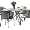 Rope outdoor dining chair