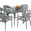 outdoor rattan dining set