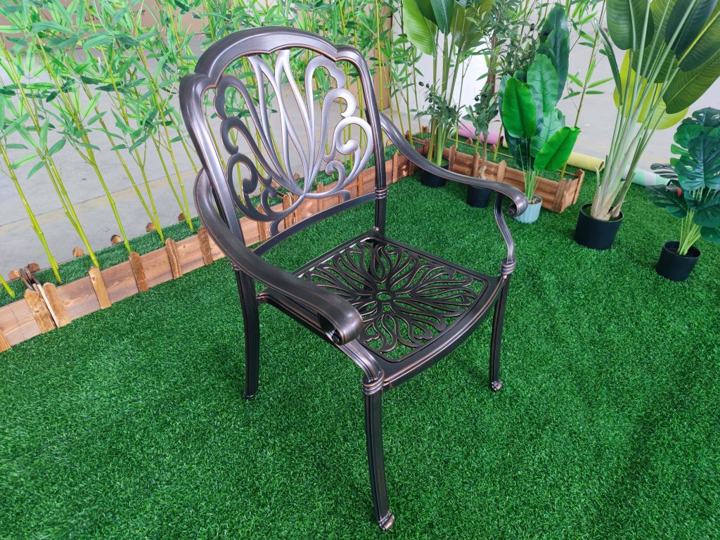 cast aluminum chair1