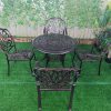 cast aluminum patio furniture dining set 2