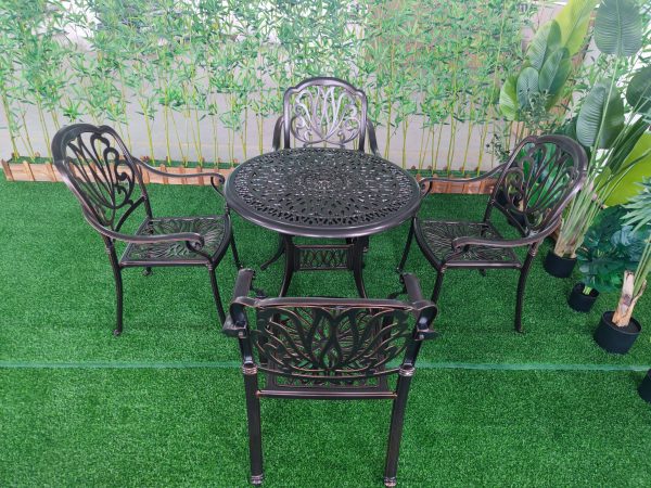 cast aluminum patio furniture dining set 2